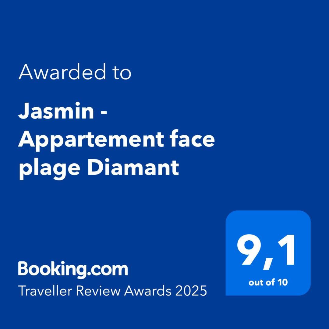 Jasmin - Appartement Face Plage Diamant Ле-Диаман Экстерьер фото